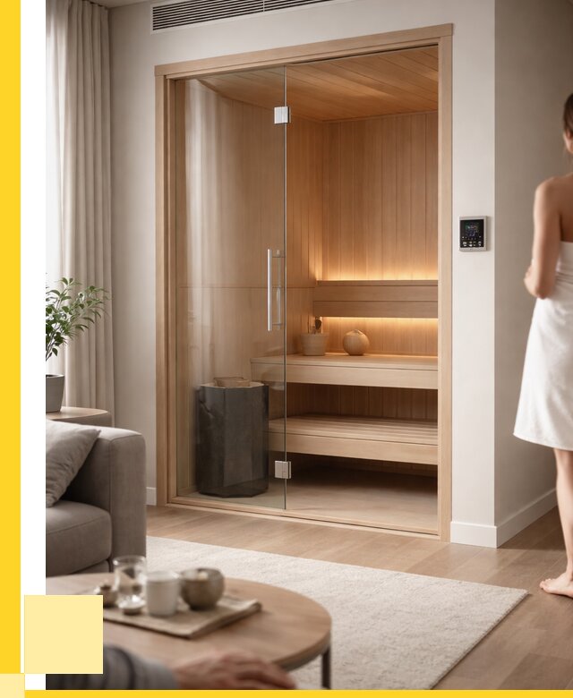 Сауна в квартире под ключ в Городце от 121476 р. ЭриданГрд