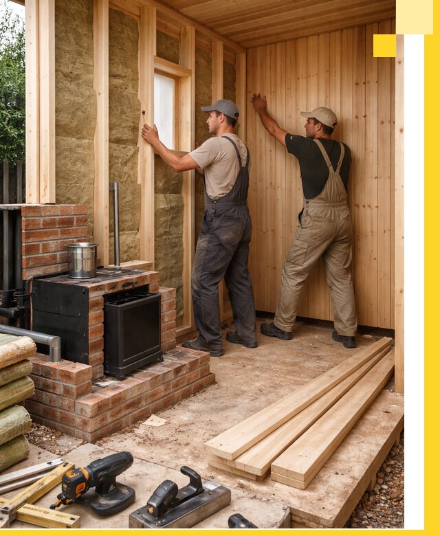 Строительство и установка дачных саун под ключ в Городце