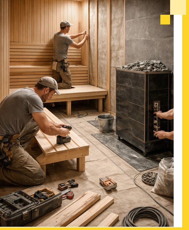 Дизайн и строительство интерьерных саун под ключ в Городце