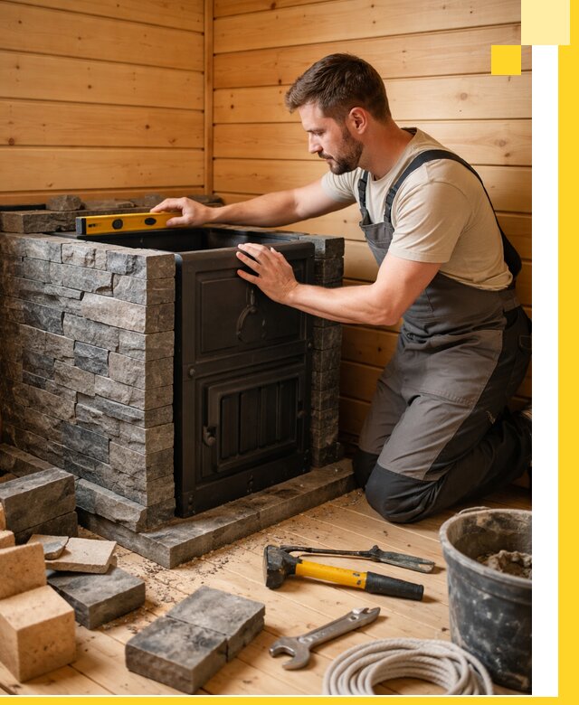 Производство и установка печей для саун под ключ в Городце