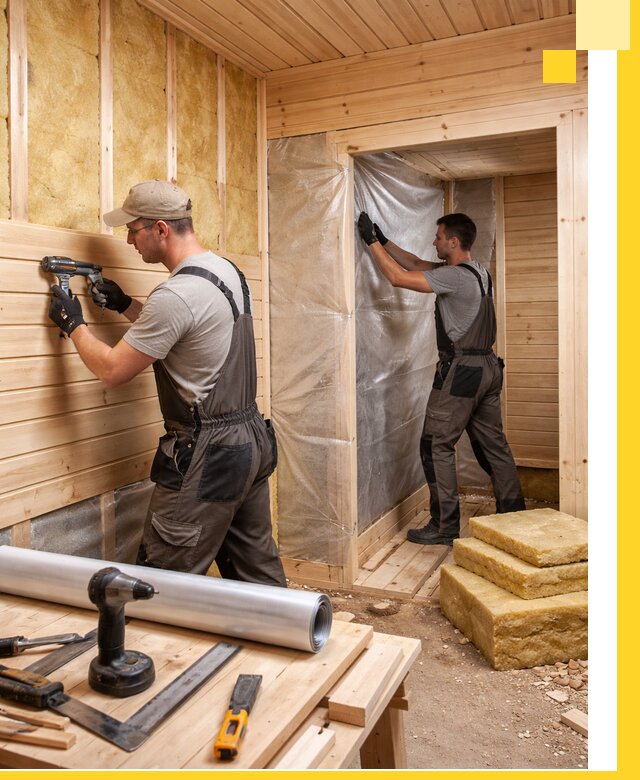 Бани под ключ в Городце с проектом и полным монтажом