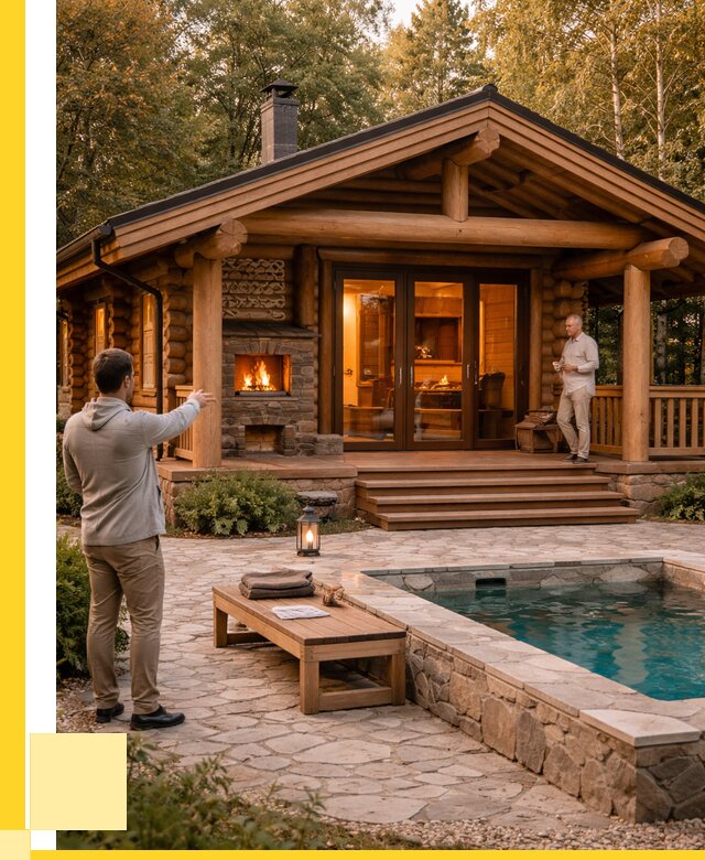 Проекты бань и хамам в Городце от 25308 р. | ЭриданГрд