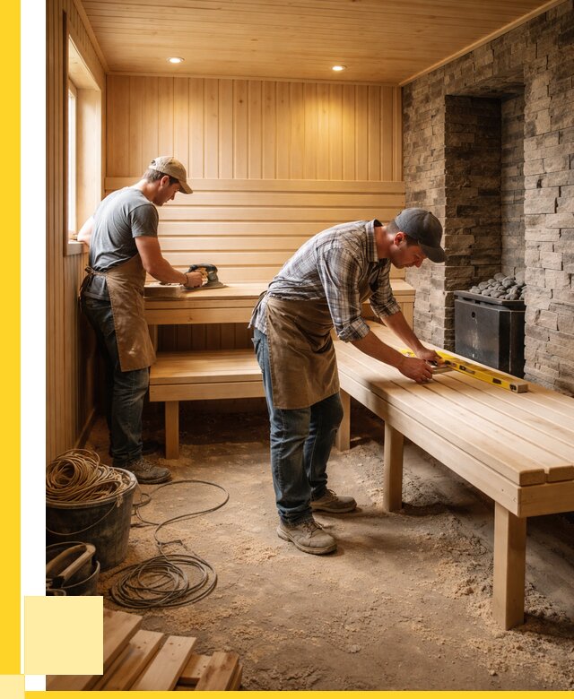 Отделка бани в Городце: внутренняя отделка от 3037 р. | ЭриданГрд