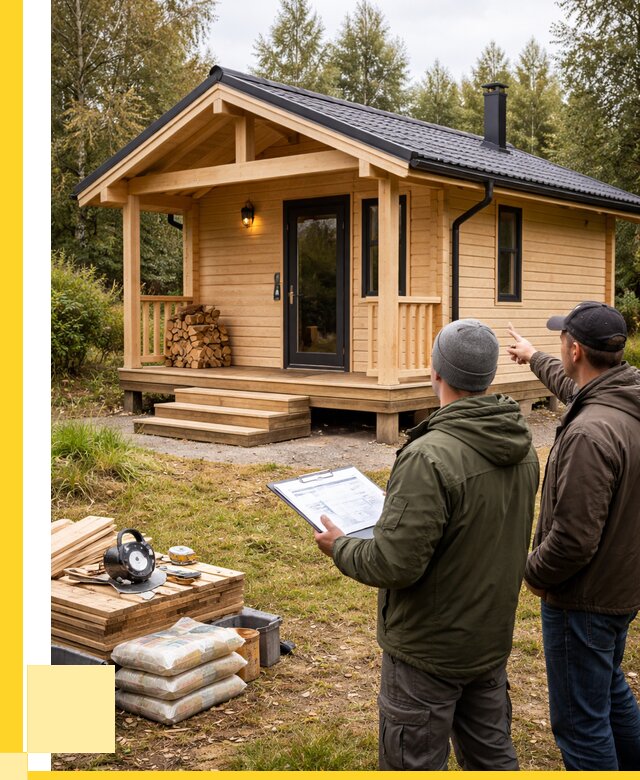 Каркасные бани под ключ в Городце от 303690 р. | ЭриданГрд