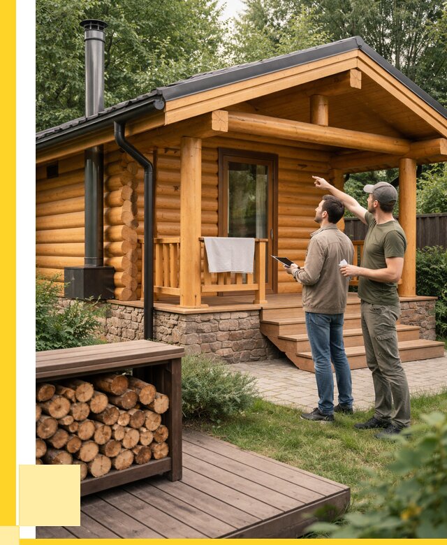 Бани для дачи под ключ в Городце от 253075 р. | ЭриданГрд