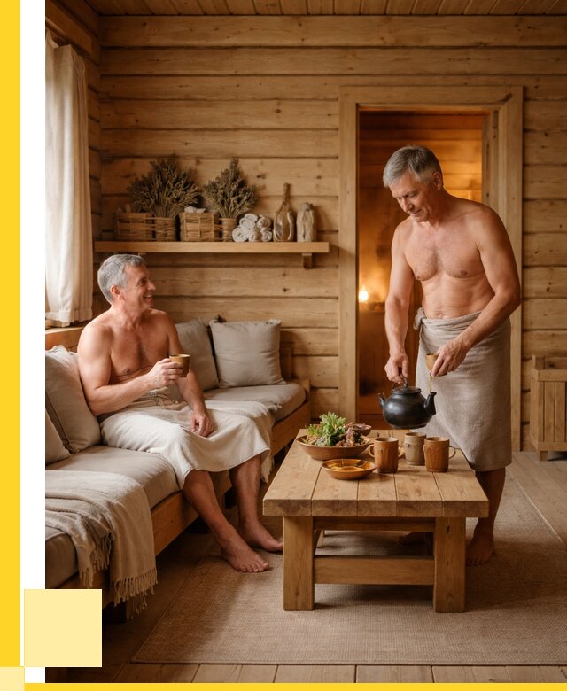 Бани с комнатой отдыха под ключ в Городце от 455535 р. | ЭриданГрд