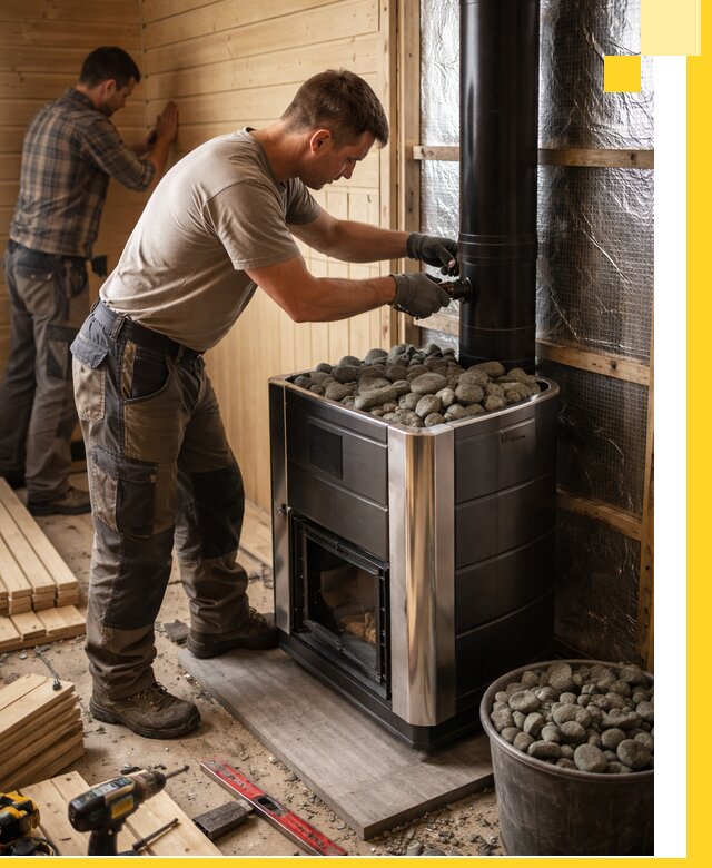 Проектирование и строительство парилок для бани в Городце под ключ