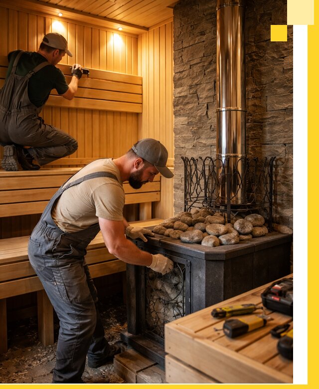 Комплексный дизайн бань, саун и зон отдыха в Городце