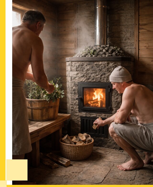 Банные печи под ключ в Городце от 45554 р. | ЭриданГрд кирпичная