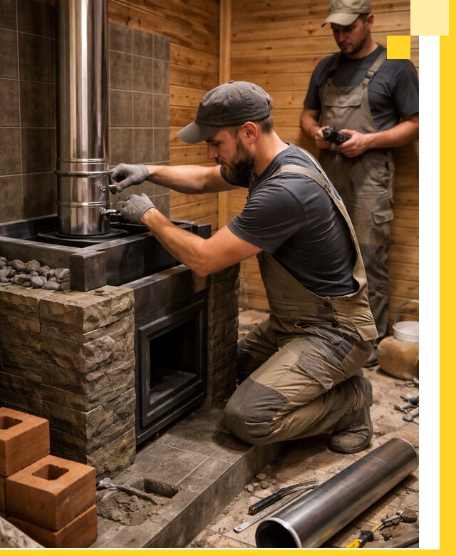 Изготовление и установка банных печей под ключ в Городце