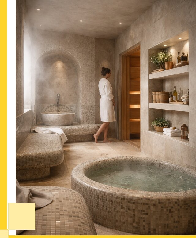 Строительство бани с хамамом в Городце от 759225 р. | ЭриданГрд