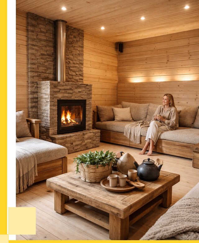 Проект бани с комнатой отдыха в Городце от 35431 р. | ЭриданГрд