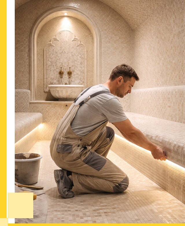 Отделка хамамов под ключ в Городце от 5568 р. | ЭриданГрд