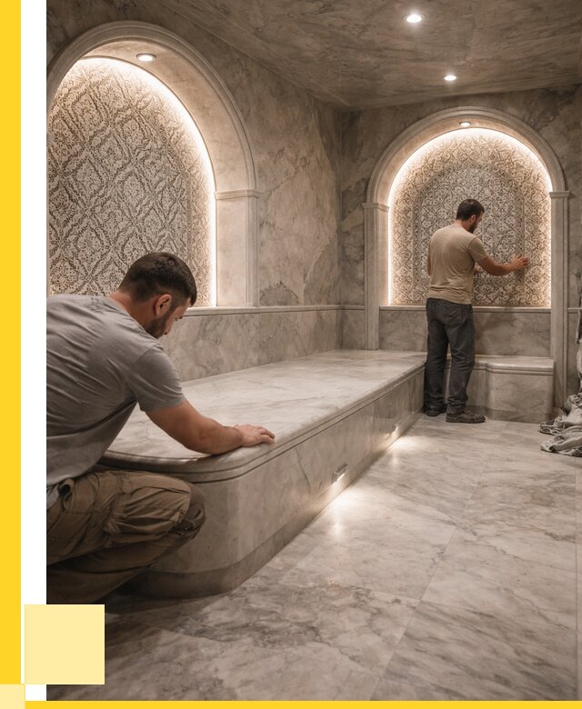 Турецкие бани под ключ в Городце от 253075 р. | ЭриданГрд