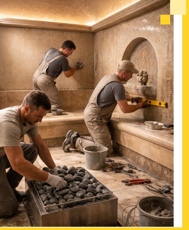 Проектирование и строительство хамама и сауны в Городце