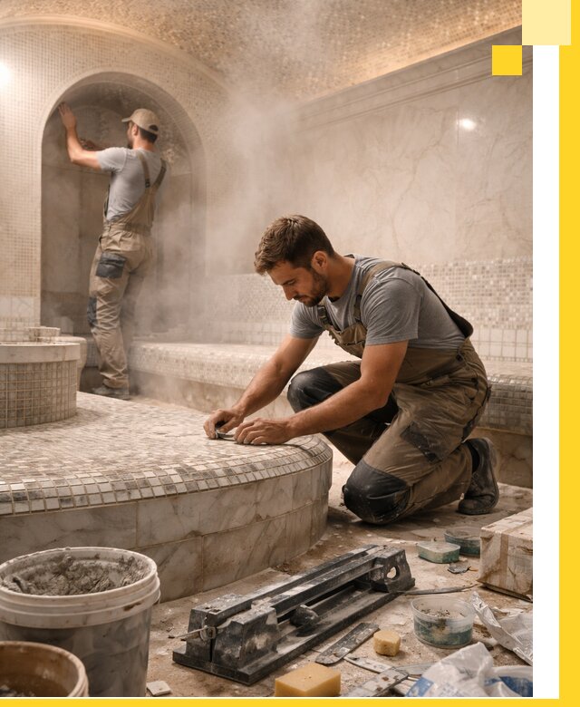 Профессиональный дизайн хамама и SPA под ключ в Городце