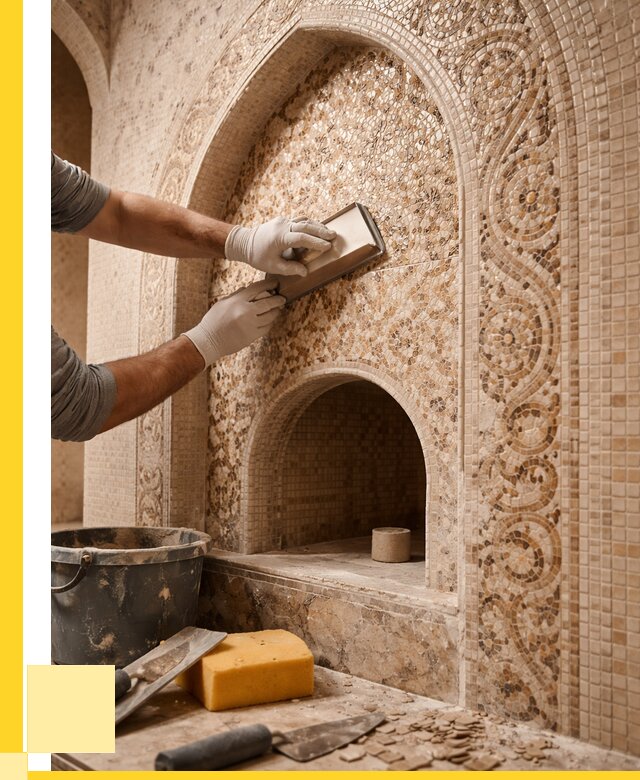 Мозаика для хамама в Городце под ключ от 5062 р. | ЭриданГрд