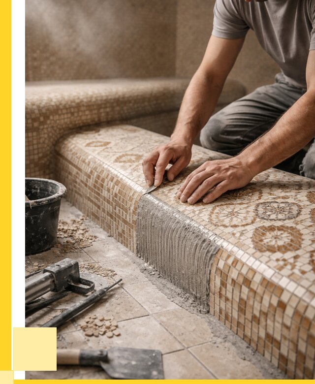 Плитка для хамама под ключ в Городце от 3543 р. | ЭриданГрд