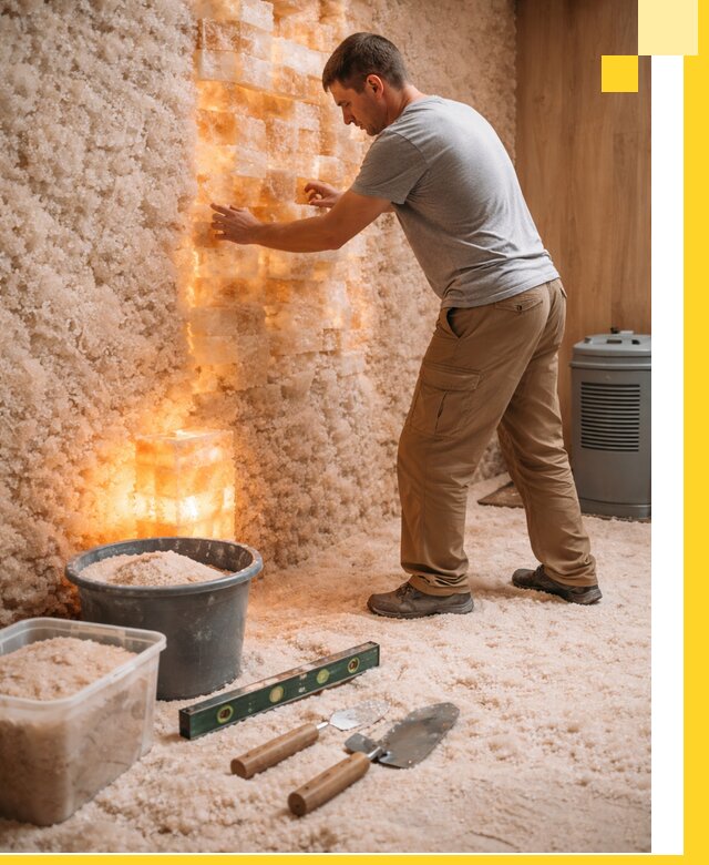 Проектирование и монтаж соляных комнат в Городце под ключ